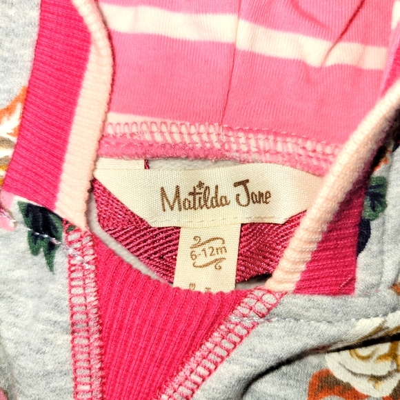 Matilda Jane Hoodie Dress with Diaper Cover - Picture 2 of 7